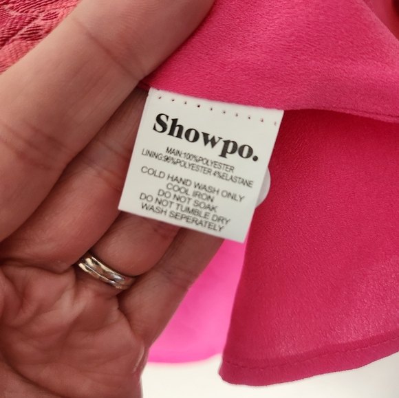 NWT Show Po Brailey Mini Dress Size 8 - Picture 5 of 10